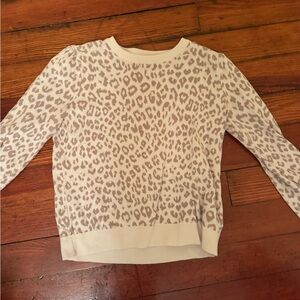 GAP KIDS XXL Beige and Light Brown Animal Print Sweater